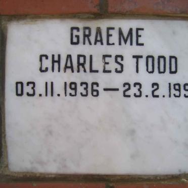 TODD Graeme Charles 1936-1995