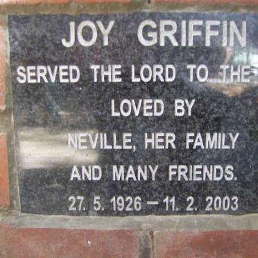 GRIFFIN Joy 1926-2003