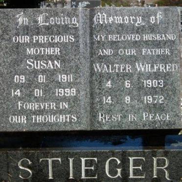 STIEGER Walter Wilfred 1903-1972 &amp; Susan 1911-1999