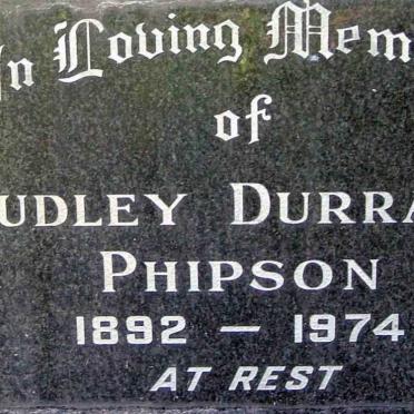 PHIPSON Dudley Durrant 1892-1974