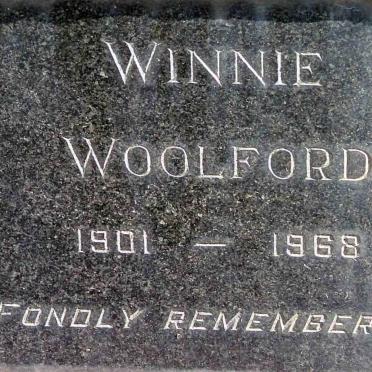 WOOLFORD Winnie 1901-1968