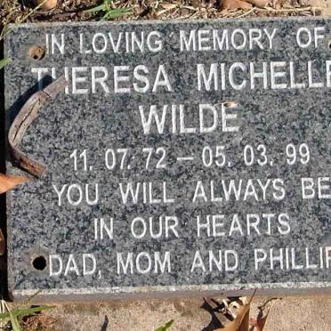 WILDE Theresa Michelle 1972-1999