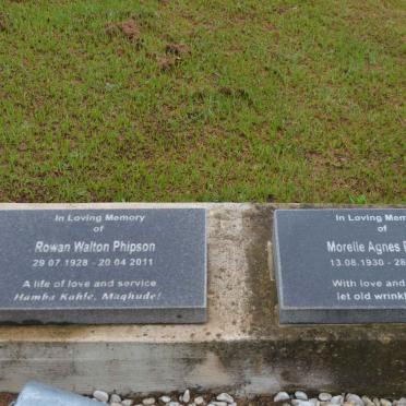 PHIPSON Rowan Walton 1928-2011 &amp; Morelle Agnes 1930-2009