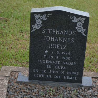 ROETZ Stephanus Johannes 1924-1989