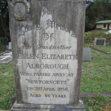 ALBOROUGH Ellen Elizabeth -1956