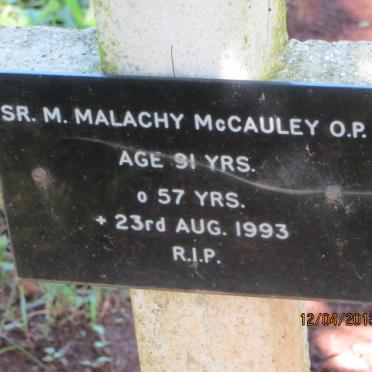 McCAULEY Malachy -1993