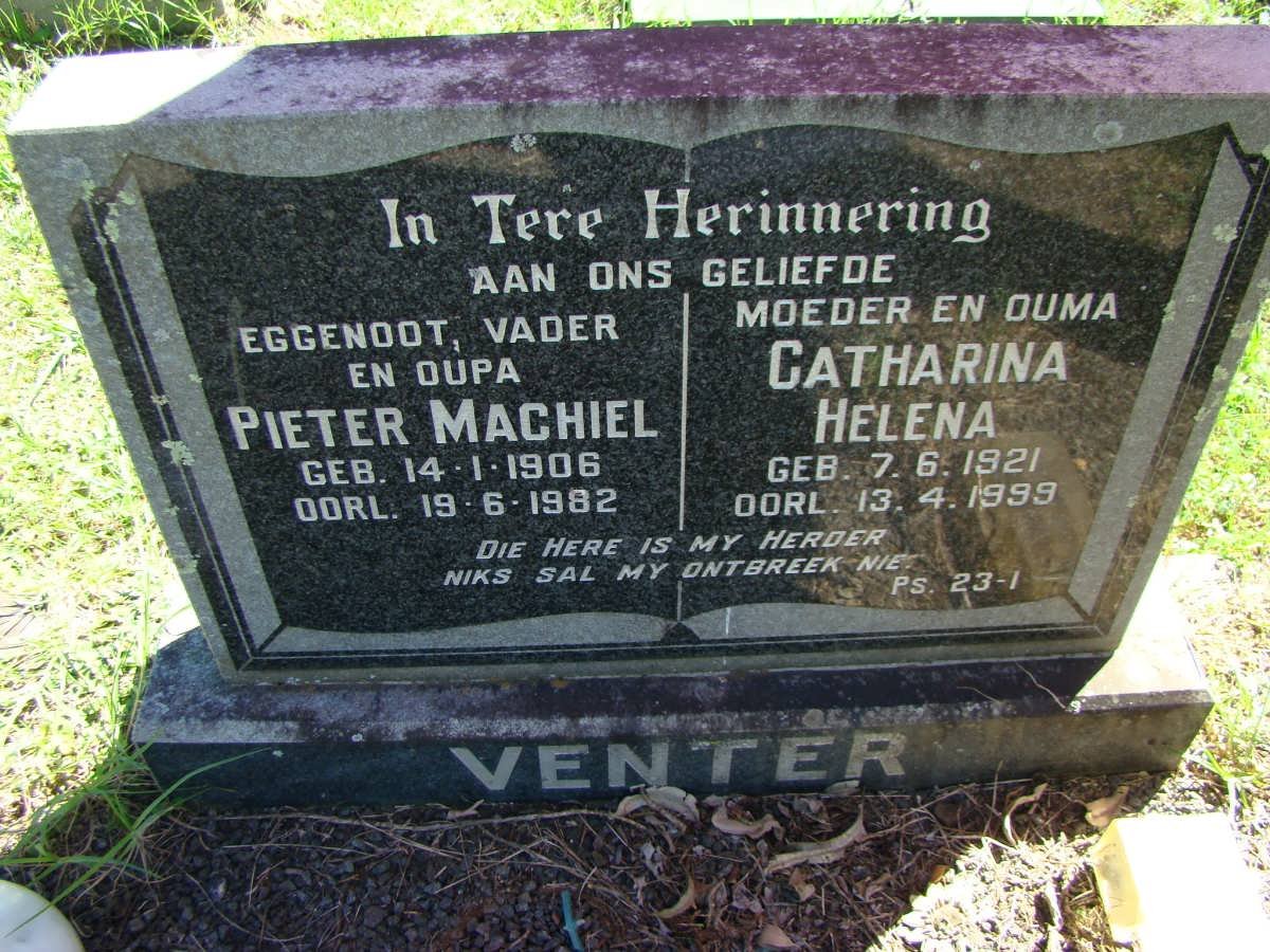 VENTER Pieter Machiel 1906-1982 &amp; Catharina Helena 1921-1999