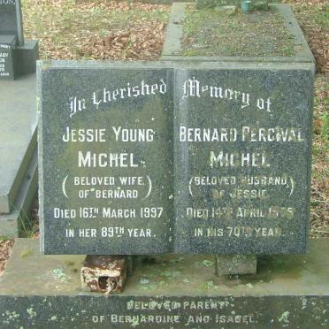 MICHEL Bernard Percival  -1975 &amp; Jessie Young  -1997