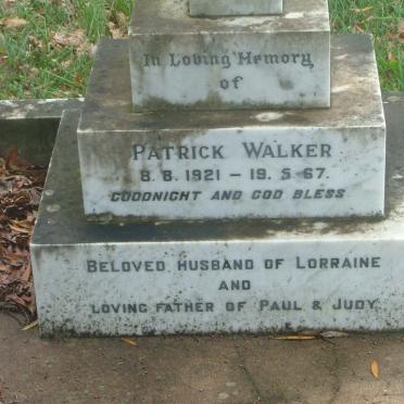 WALKER Patrick 1921-1967