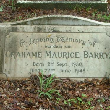 BARRY Grahame Maurice 1930-1948
