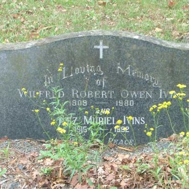 IVINS Wilfred Robert Owen 1909-1980 &amp;  Imiz Muriel 1915-1992