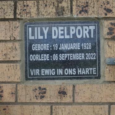 DELPORT Lily 1928-2022