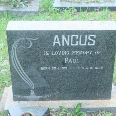 ANGUS Paul 1921-1969