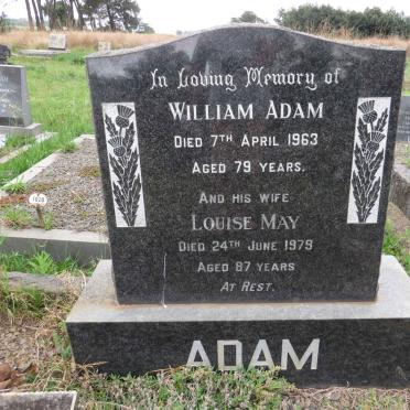 ADAM William -1963 &amp; Louise May -1979