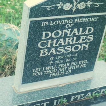 BASSON Donald Charles 1961-2010