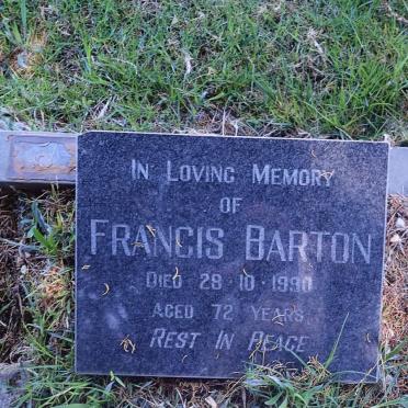 BARTON Francis -1990