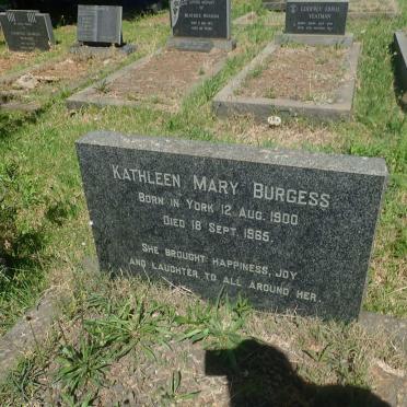 BURGESS Kathleen Mary 1900-1965