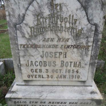 BOTHA Joseph Jacobus 1854-1910