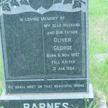 BARNES Oliver George 1897-1964