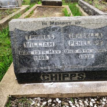 CHIPPS Thomas William -1908 &amp; Isabella Penelope -1938
