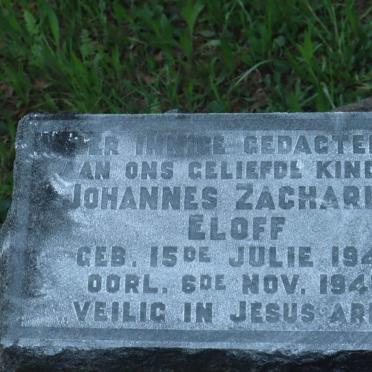 ELOFF Johannes Zacharias 1942-1942
