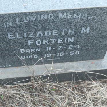 FORTEIN Elizabeth M. 1924-1950