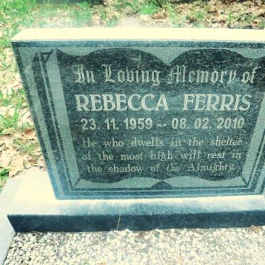 FERRIS Rebecca 1959-2010