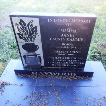 HAYWOOD Janet 1921-1994