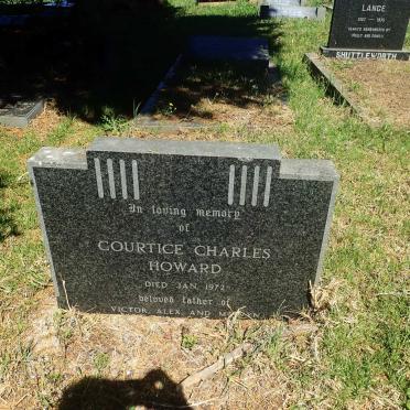 HOWARD Courtice Charles -1972