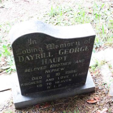 HAUPT Dayrill George -1986