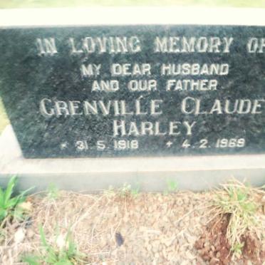 HARLEY Grenville Claude 1918-1969