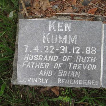 KUMM Ken 1922-1988 &amp; Ruth 1926-2005