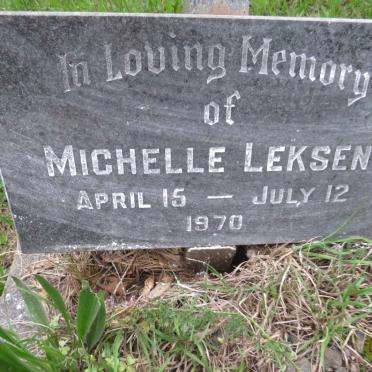 LEKSEN Michelle 1970-1970