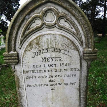 MEYER Johan Daniel 1849-1923