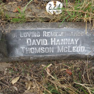 MCLEOD David Hannay Thomson