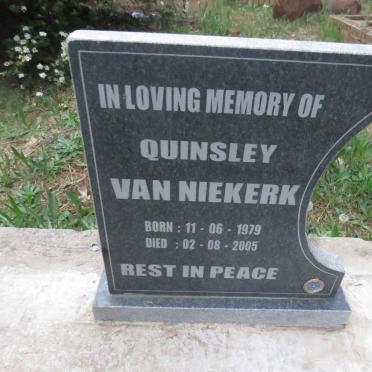 NIEKERK Quinsley, van 1979-2005