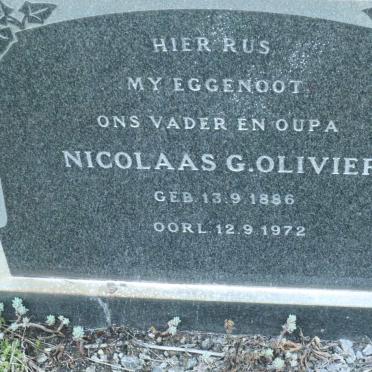 OLIVIER Nicolaas G. 1886-1972