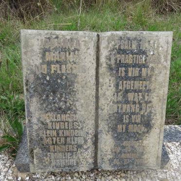 PLESSIS Johanna Maria, du 1932-2003