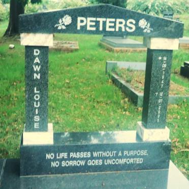 PETERS Dawn Louise 1947-2005