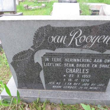 ROOYEN Charles, van 1959-1978