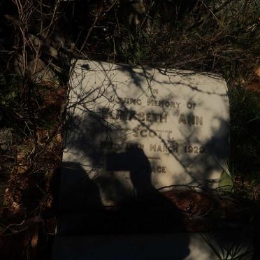 SCOTT Elizabeth Ann -1929