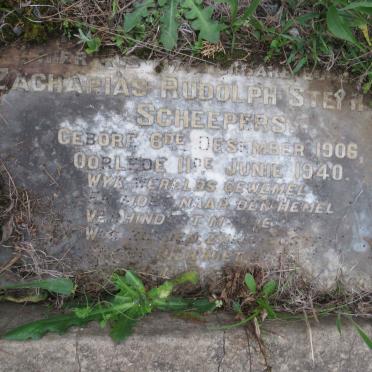 SCHEEPERS Zacharias Rudolph Stephanus 1906-1940 :: KOCK Jacoba Elizabeth, de voorheen SCHEEPERS nee DE WET 1914-1999