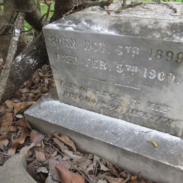 SHUTTLEWORTH Cecil Gordon 1899-1900