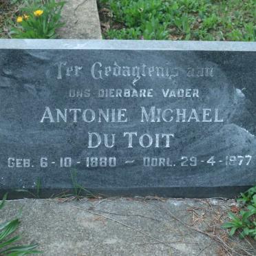 TOIT Antonie Michael, du 1880-1977