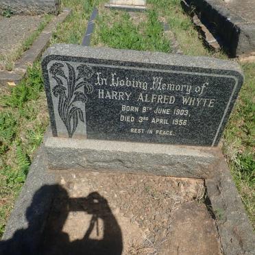 WHYTE Harry Alfred 1903-1956