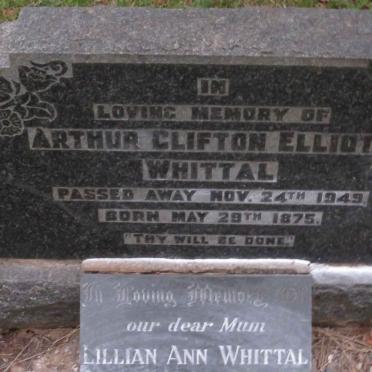 WHITTAL Arthur Clifton Elliott 1875-1945
