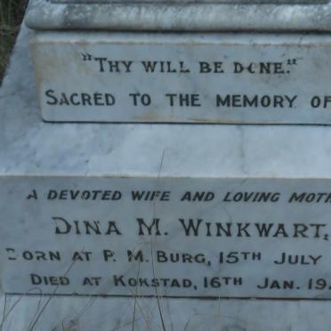 WINKWART Dina M. 1881-1920