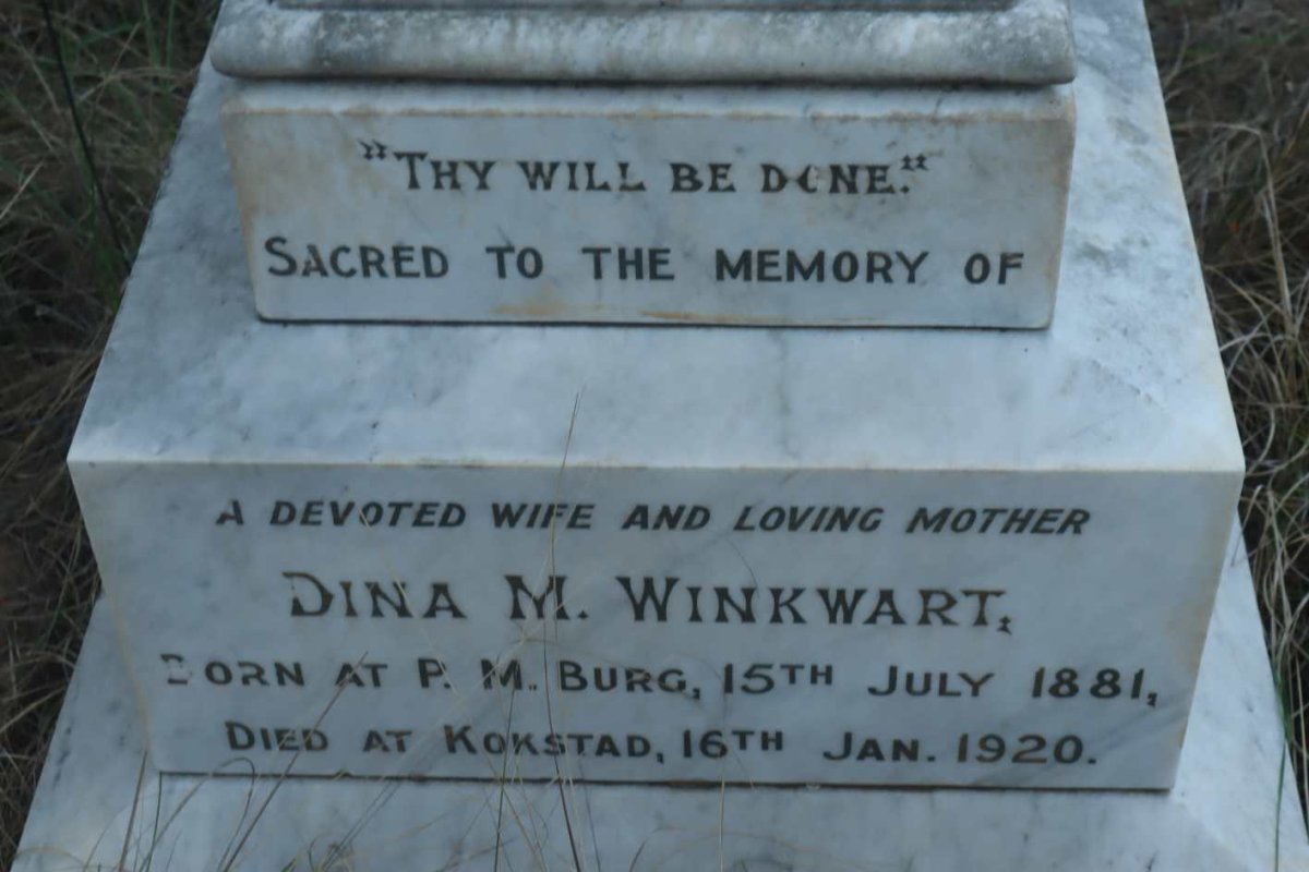 WINKWART Dina M. 1881-1920