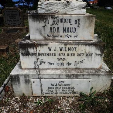 WILMOT W.J. 1868-1946 &amp; Ada 1872-1908