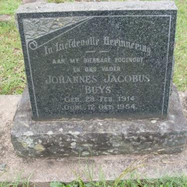 BUYS Johannes Jacobus 1914-1954